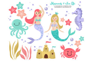 Download Mermaid Sea Beach Life Clip Art - Premium Resources